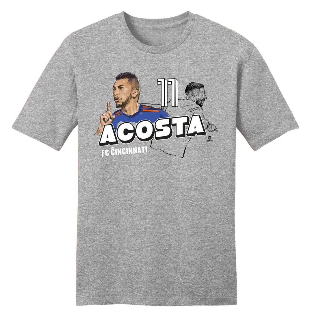 Official Lucho Acosta MLSPA Spotlight Tee Cincinnati 3 Official Lucho Acosta MLSPA Spotlight Tee Cincinnati