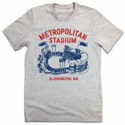 OldSchoolShirts.com Stadiums Minnesota Metropolitan Stadium - Two Color Print