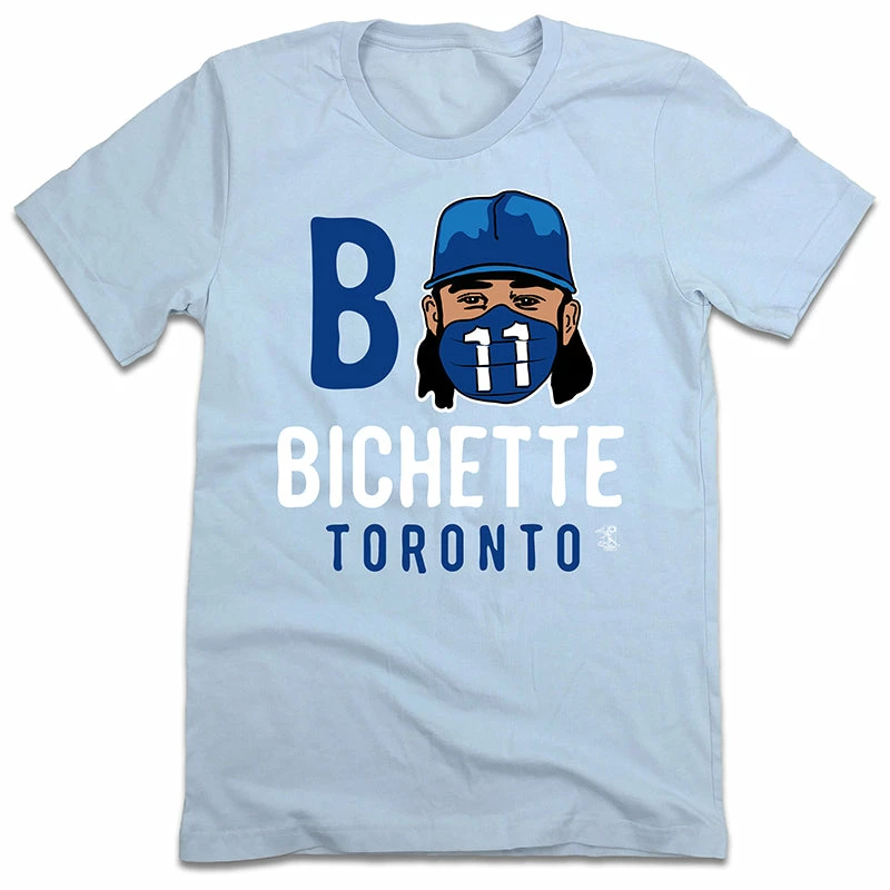 Cities Official Bo Bichette MLBPA Mask Tee 3 Cities Official Bo Bichette MLBPA Mask Tee