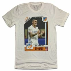 MLSPA Cities Official Brandon Vazquez Player Card Tee