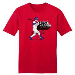 Official Bryce Harper MLBPA Gem Mint Collection Tee Philadelphia