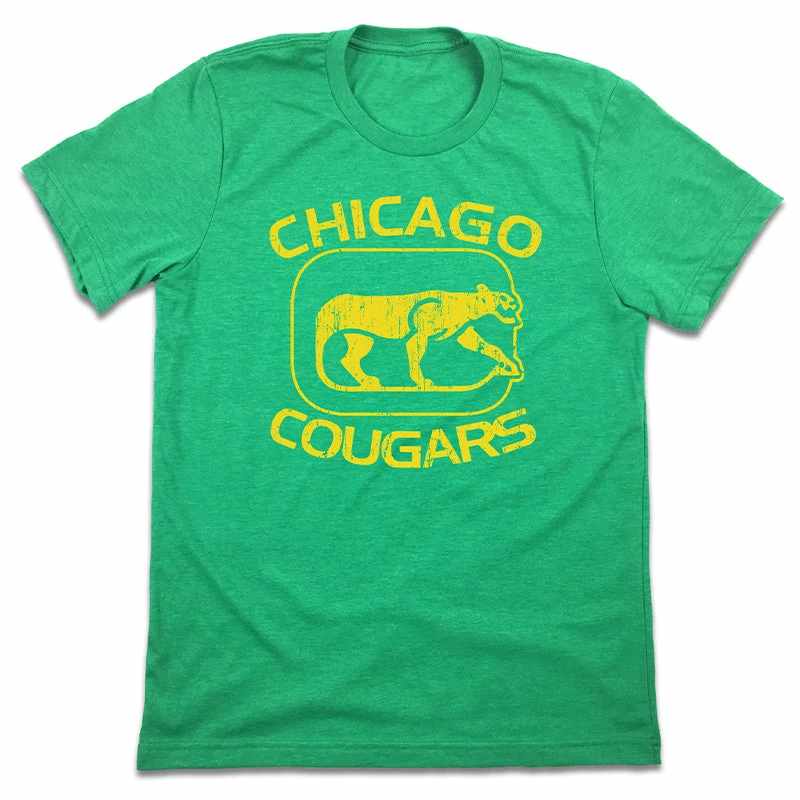 Old School Shirts Chicago Cougars 3 Old School Shirts Chicago Cougars