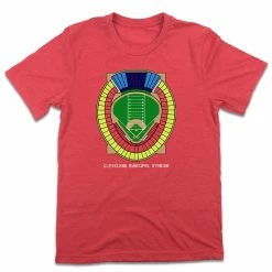 Old School Shirts Cleveland Municipal Stadium Seating Chart