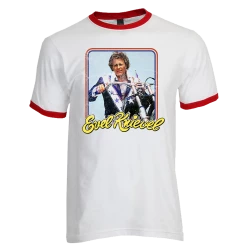 Evel Knievel Ringer Tee Sports