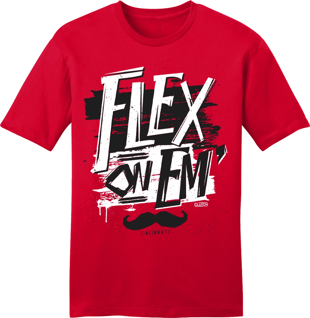 In The Clutch Rally Tees Flex On 'Em Rally Tee -Cincinnati Rally Tee 3 In The Clutch Rally Tees Flex On 'Em Rally Tee -Cincinnati Rally Tee