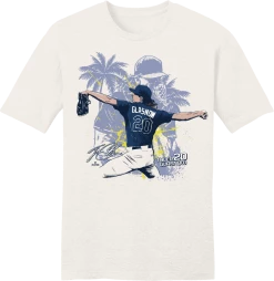 Official Tyler Glasnow MLBPA Tee Tampa Bay
