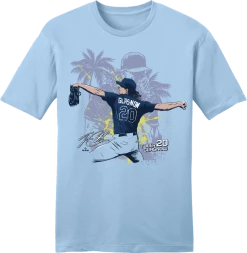 Official Tyler Glasnow MLBPA Tee Tampa Bay