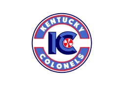 OldSchoolShirts.com Kentucky Colonels Circle Sticker Sports