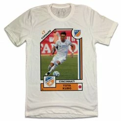 MLSPA Official Yuya Kubo Player Card Tee Cities