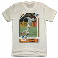 MLSPA Cities Official Jurgen Locodia Player Card Tee