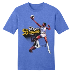 Dropping Dimes Sports Official Roger Brown ABA Player Tee