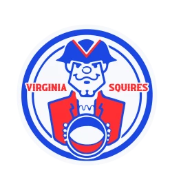 Old School Shirts Virginia Squires Circle Sticker