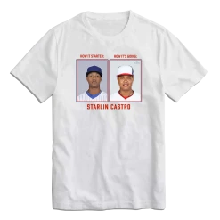 Starlin Castro Then & Now MLBPA Tee Washington