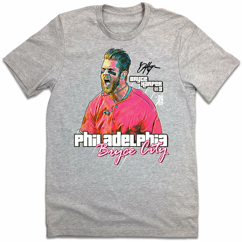 Philadelphia Official Bryce Harper MLBPA Tee 3 Philadelphia Official Bryce Harper MLBPA Tee