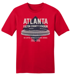 OldSchoolShirts.com Atlanta-Fulton County Stadium - Baseball Stadiums