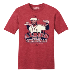 MLBPA Atlanta Official Albies Home For Christmas MLPBA Tee