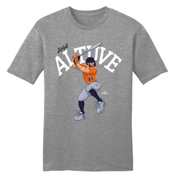 Houston José Altuve Cartoon Batting Stance MLBPA Tee