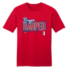 Bryce Harper Speckle Team Font MLBPA Tee Philadelphia