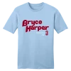 MLBPA Philadelphia Bryce Harper Retro Team Font Tee