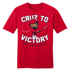 Nelson Cruz To Victory Official MLBPA Tee