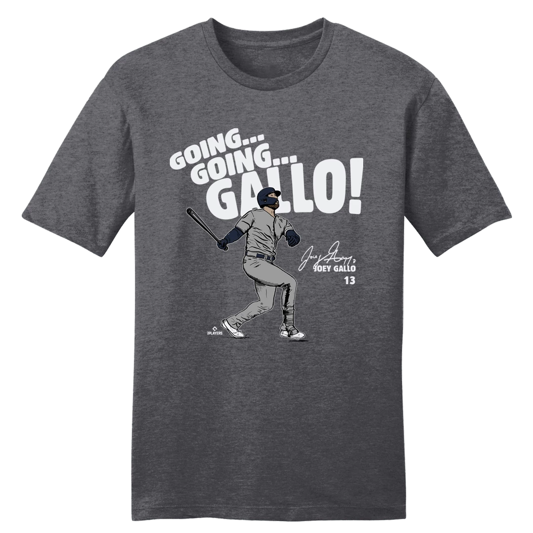 Official Joey Gallo Going Going MLBPA Tee 3 Official Joey Gallo Going Going MLBPA Tee