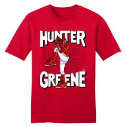 MLBPA Hunter Greene Cartoon Stance Tee