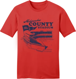 OldSchoolShirts.com Stadiums Milwaukee County Stadium