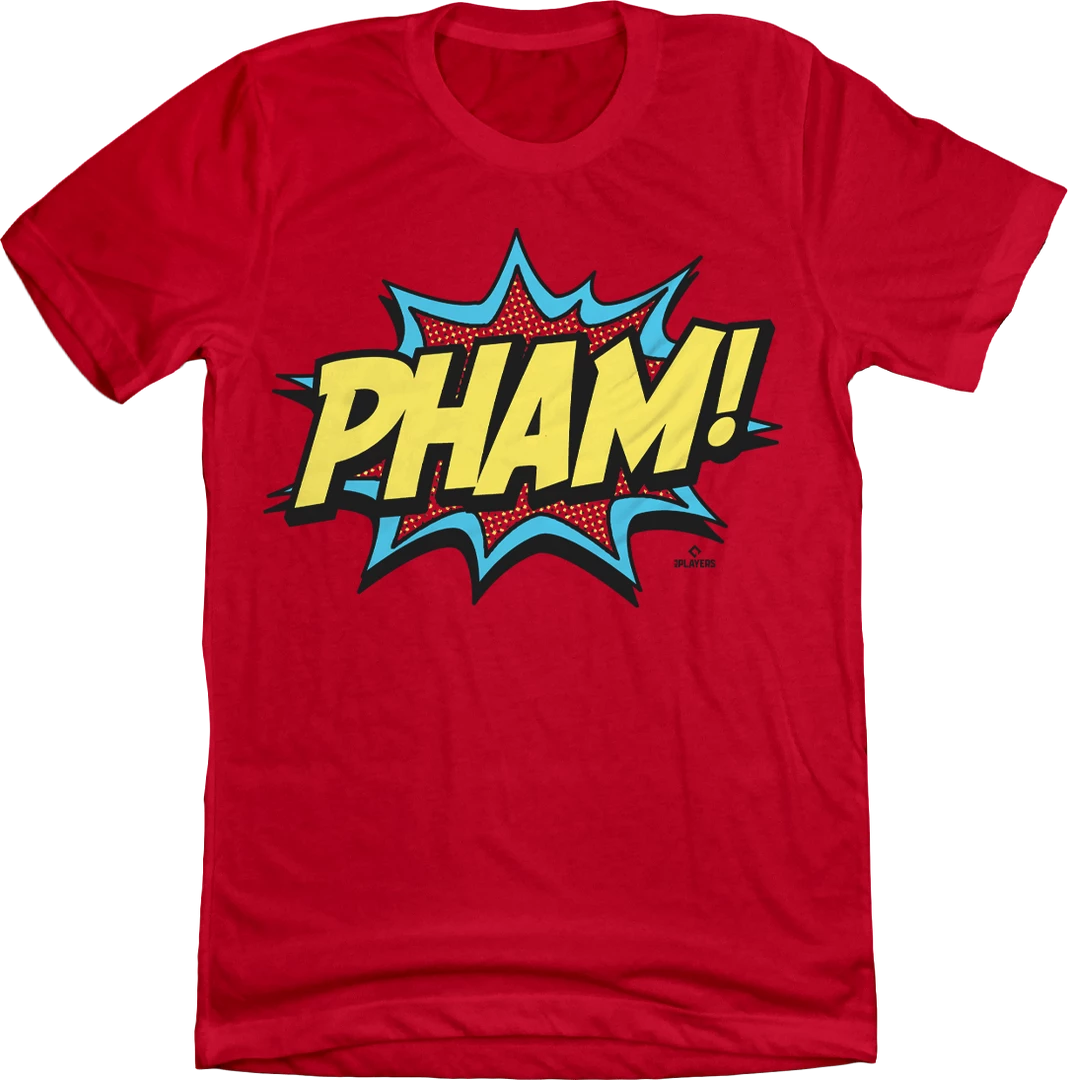 Cincinnati Pham! Tommy Pham MLBPA Tee 3 Cincinnati Pham! Tommy Pham MLBPA Tee