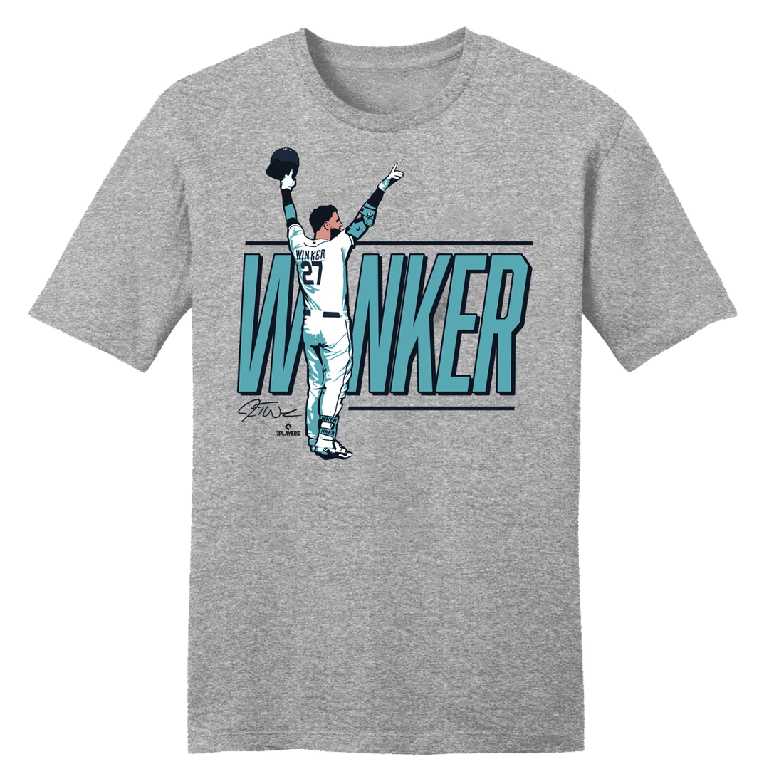 Jesse Winker Pointing MLBPA Tee 3 Jesse Winker Pointing MLBPA Tee