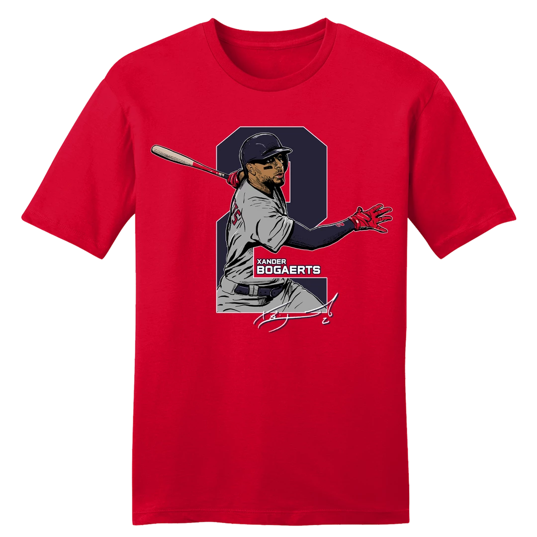 Xander Bogaerts MLBPA Tee Boston 3 Xander Bogaerts MLBPA Tee Boston